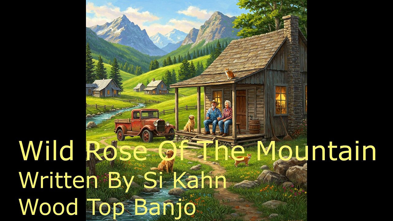 Wild Rose Of The Mountain / Si Kahn / cover / Wood Top Banjo