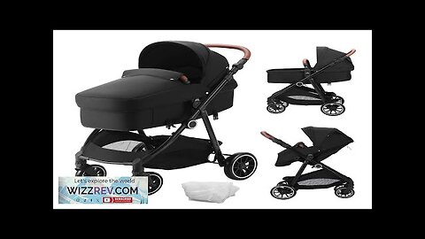 VEVOR Standard Baby Stroller Infant Toddler Stroller with Bassinet 3rd-Gear Adjustable Review