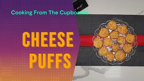 4 Ingredients Appetizer or snack Cheese Puffs Quick and Easy recipe for Kids and adults.