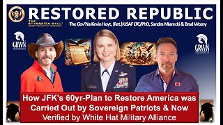 Deep State Crushed as Republic Restored! LIVE with Brad Wozny, LTC/Phd Sandra Miarecki & Kevin Hoyt