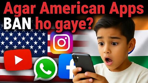 American apps will be banned in India.