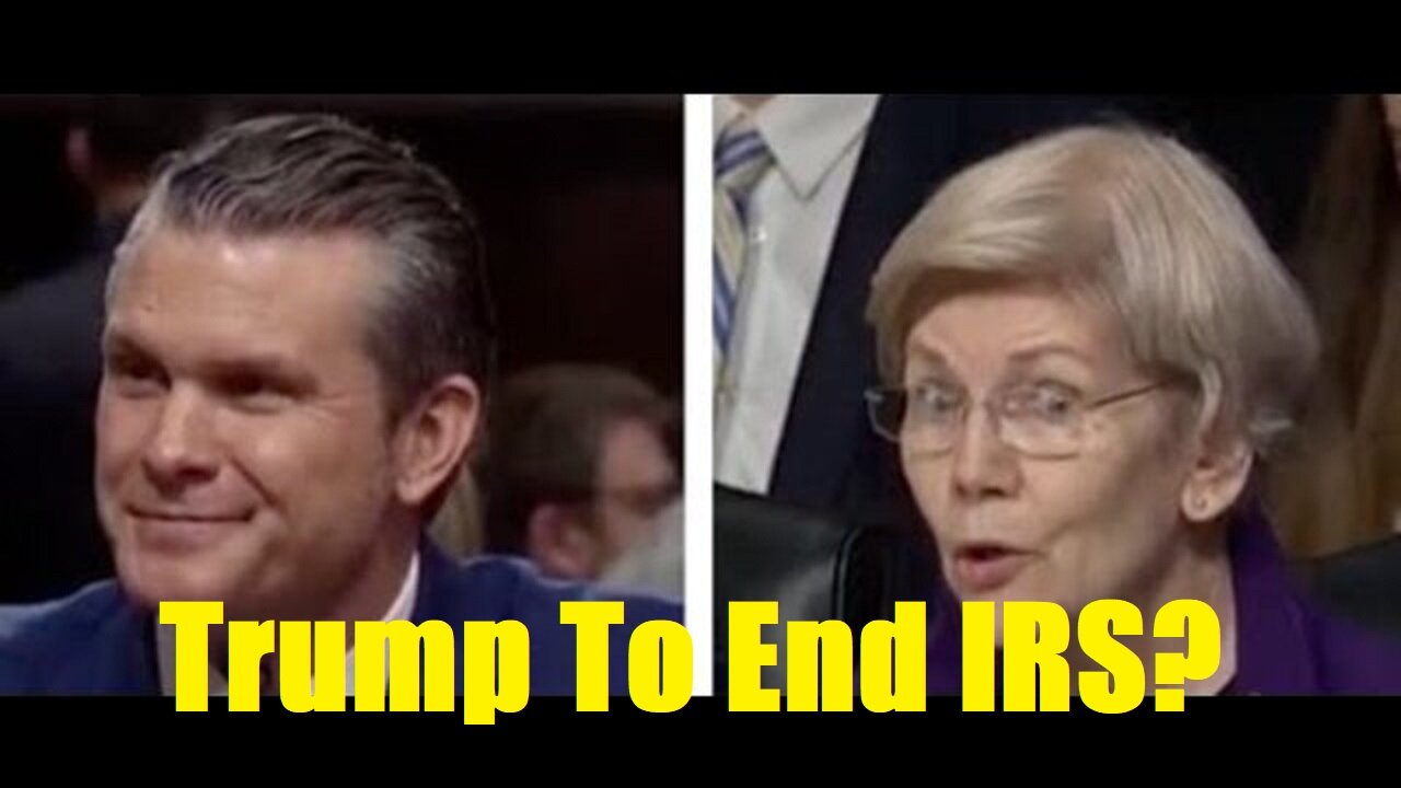 Warren Beclowns Herself At Hearing, Trump To End IRS? MUST SEE