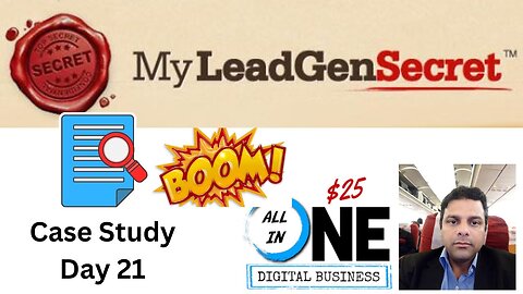 Day 21 $1000 Per Month Case Study How To Make Passive Income From Home My Lead Gen Secret