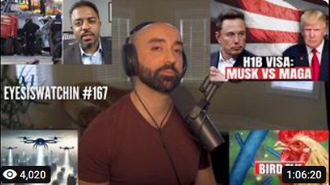 EyesIsWatchin #167 - 2025 The Chaos Begins, Elon’s X App Tyranny, Fogvid & The Bird Flu Scam