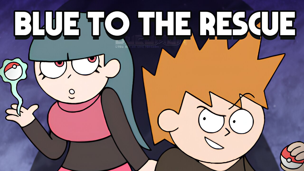 Pokemon Blue to the Rescue - Fan-made Game, play as Blue with a fun story, fun graphics, loot items