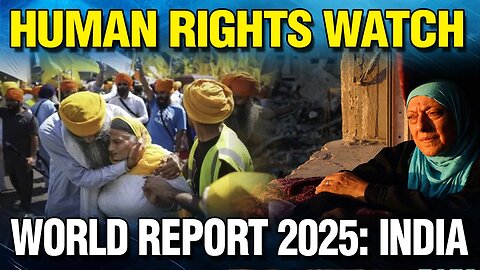 LIVE : 08-01-26 | HUMAN RIGHTS WATCH - WORLD REPORT 2025 : INDIA | RANJIT NAGARA
