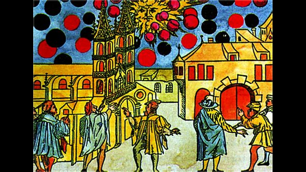 German Paintings From 1500’s Recount Swarms / Battles Between UFO’s & UAPS