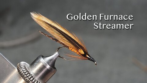 Helen Shaw’s Golden Furnace Streamer fly pattern