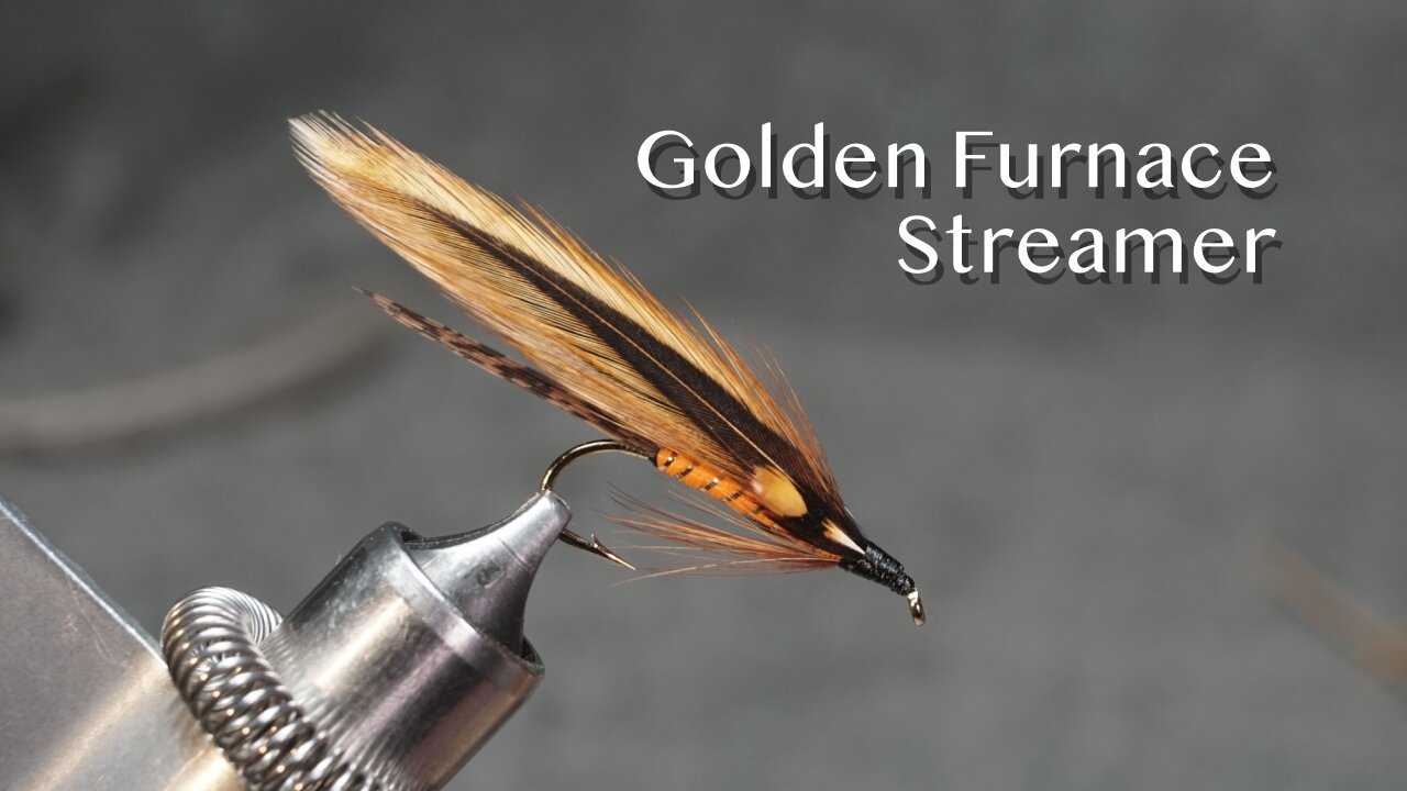Helen Shaw’s Golden Furnace Streamer fly pattern