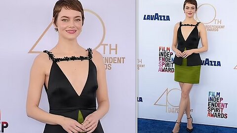 Emma Stone Rocks a Retro Look at Spirit Awards