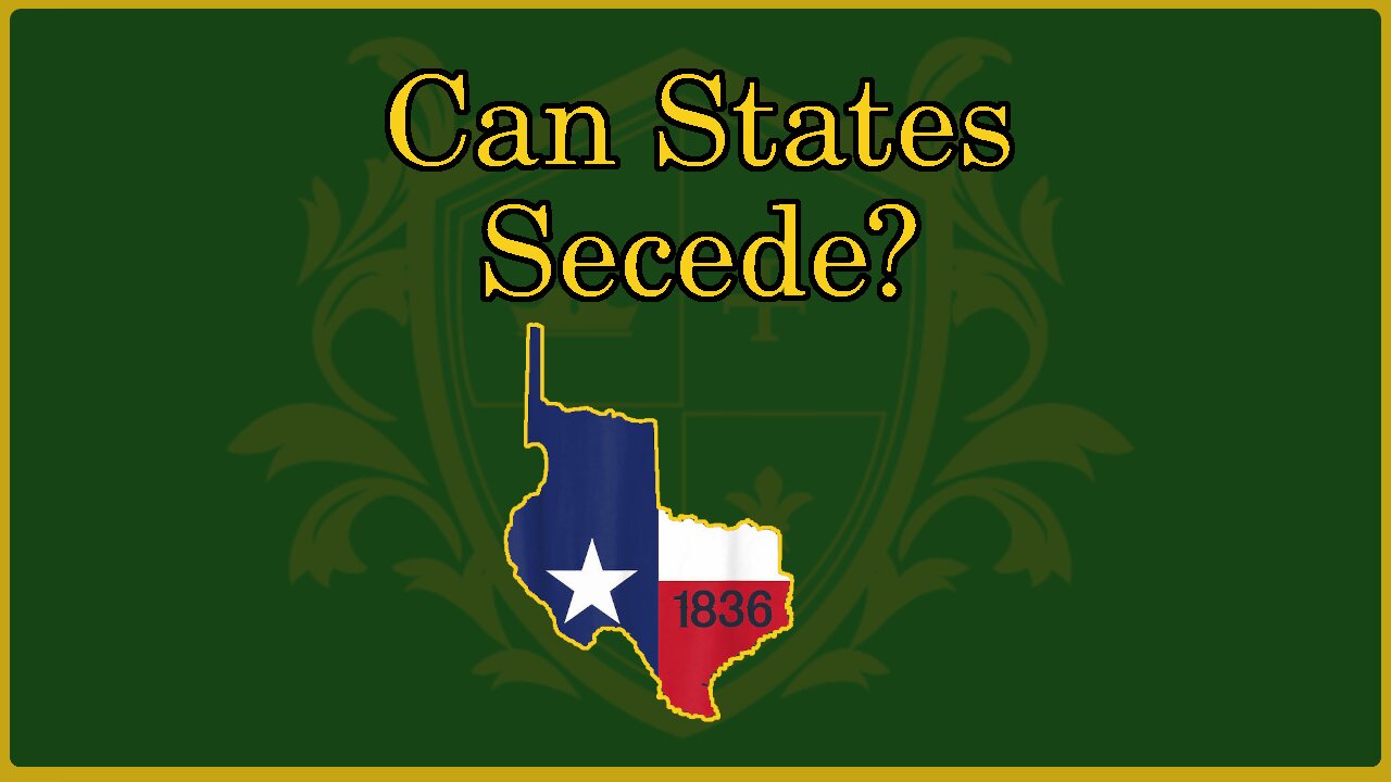 🟢 State Secession Movements; the Dissolution of the Union; the Future of the States 🟢