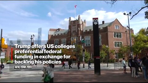 TRUMP OFFERS US COLLEGES PREFERENTIAL FUNDING IF THEY ADOPT HIS TYRANNICAL POLICIES 🔥