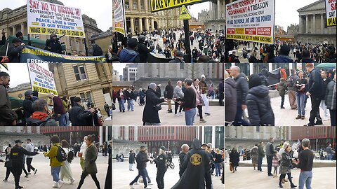 Birmingham 9: NO to DIGITAL ID – People taking their Country & World back. People ARE the POWER.