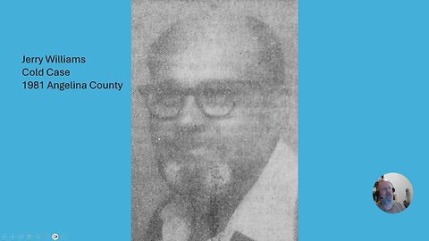 Jerry Williams Cold Case Video 2