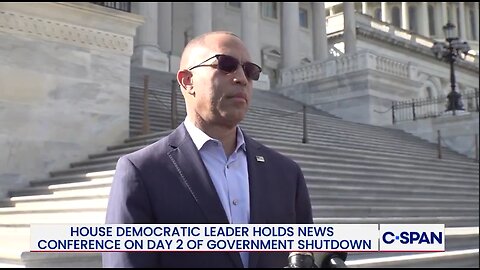 Hakeem Jeffries Thinks "Public Sentiment" Will Get Republicans To Cave...