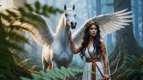 The Sacred Hunt | Epic AI Fantasy Short Film | Huntress & Pegasus Cinematic Story