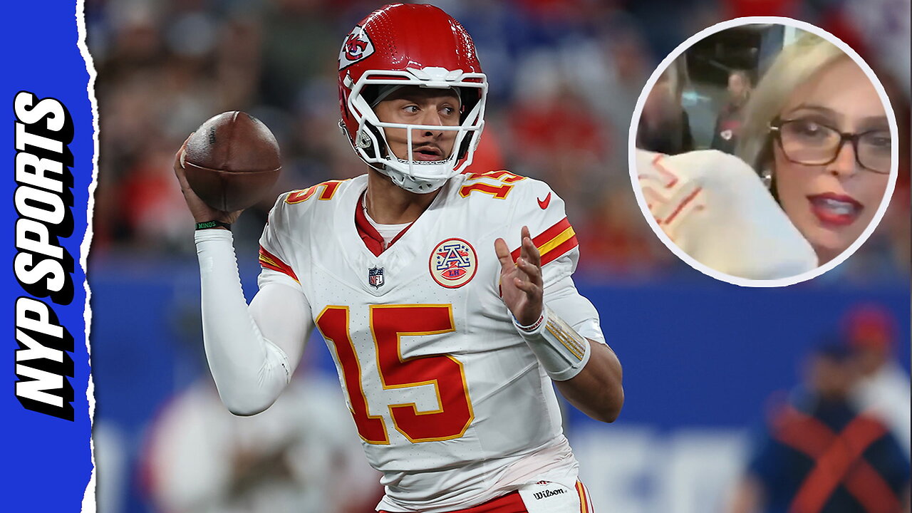 Woman STEALS Patrick Mahomes' game used headband away from young Chiefs fan