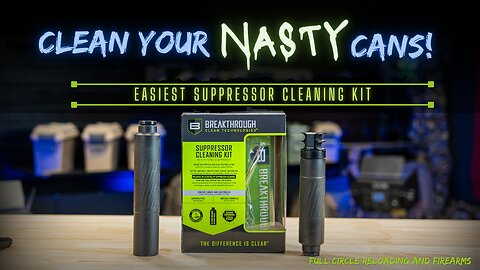 You NEED to be cleaning your suppressors!