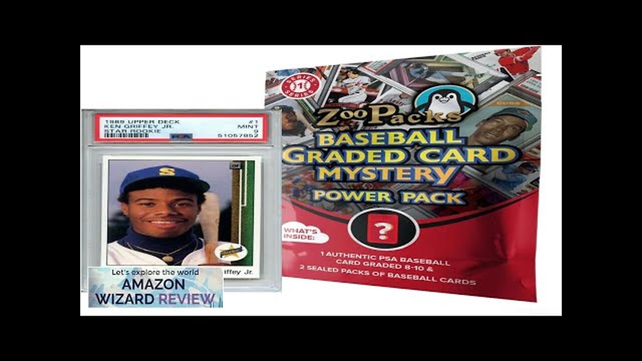 Zoo Packs MLB Baseball PSA Graded Card Mystery Power Pack Amazon Review