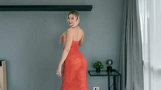 Fashion Moments | Pink Dress Try-On