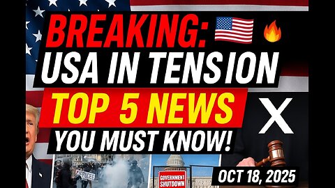 "🚨 Breaking News USA: Top 5 Stories You MUST Know - October 18, 2025!"