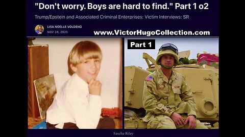 William Sascha Riley Jeffrey Epstein Donald Trump Testimony Dont Worry Boys Are Hard To Find Part 1