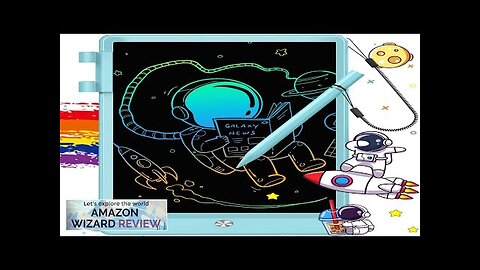 FLUESTON LCD Writing Tablet Doodle Board Toys Gifts for 3-8 Year Old Review