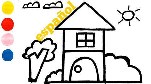 Cómo dibujar una casa sencilla para niños