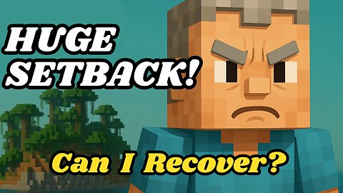 Minecraft Dad Challenge: HUGE Setback… But Can I Recover? (Day 8 Highlights)