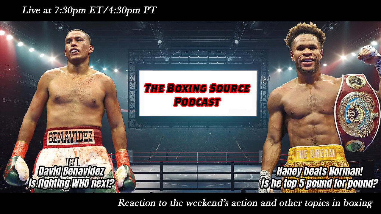 REACTION - Benavidez is fighting who next?! Is Haney top 5 pound for pound?