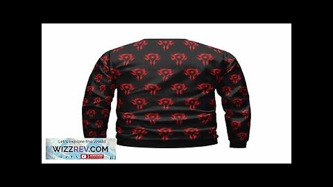 New Horde Logo Pattern World Of Warcraft Sweatshirt Review