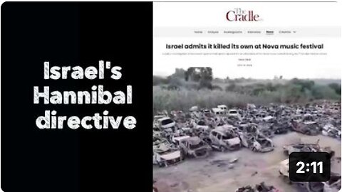 Israel's Hannibal directive