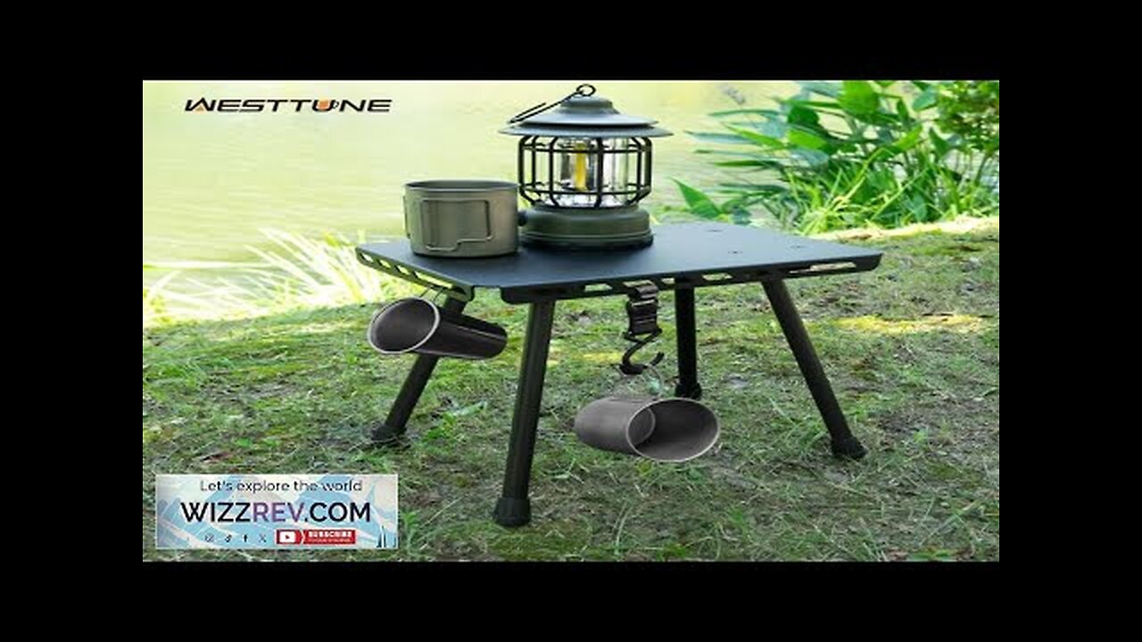 WESTTUNE Camping Portable Tactical Stool Multifunctional Aluminum Alloy Pony Stool Outdoor Review