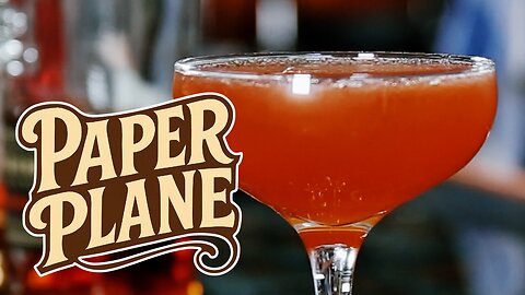 4 Equal Parts. Endless Flavor. Meet the Paper Plane Cocktail.