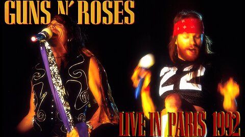 Guns N' Roses - 1992-06-06 - Hippodrome de Vincennes, Paris, France [Fransad]