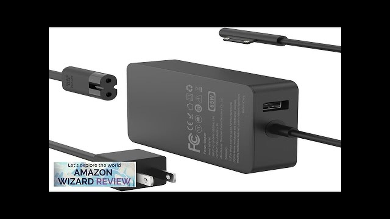 65W Surface Pro Laptop Charger for Microsoft Surface Pro 10 9 8 Review