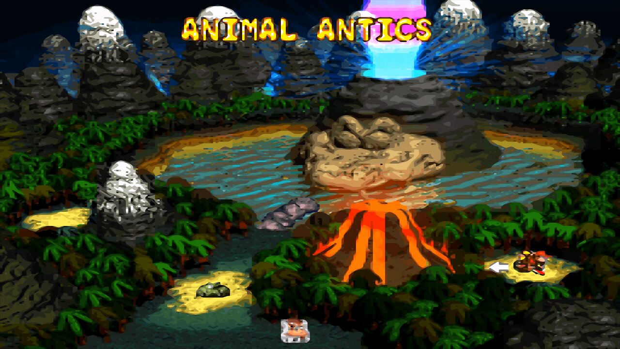 DONKEY KONG COUNTRY 2™ : DIDDY'S KONG QUEST™ / ACT 8. LOST WORLD / A8#5. ANIMAL ANTICS! DK