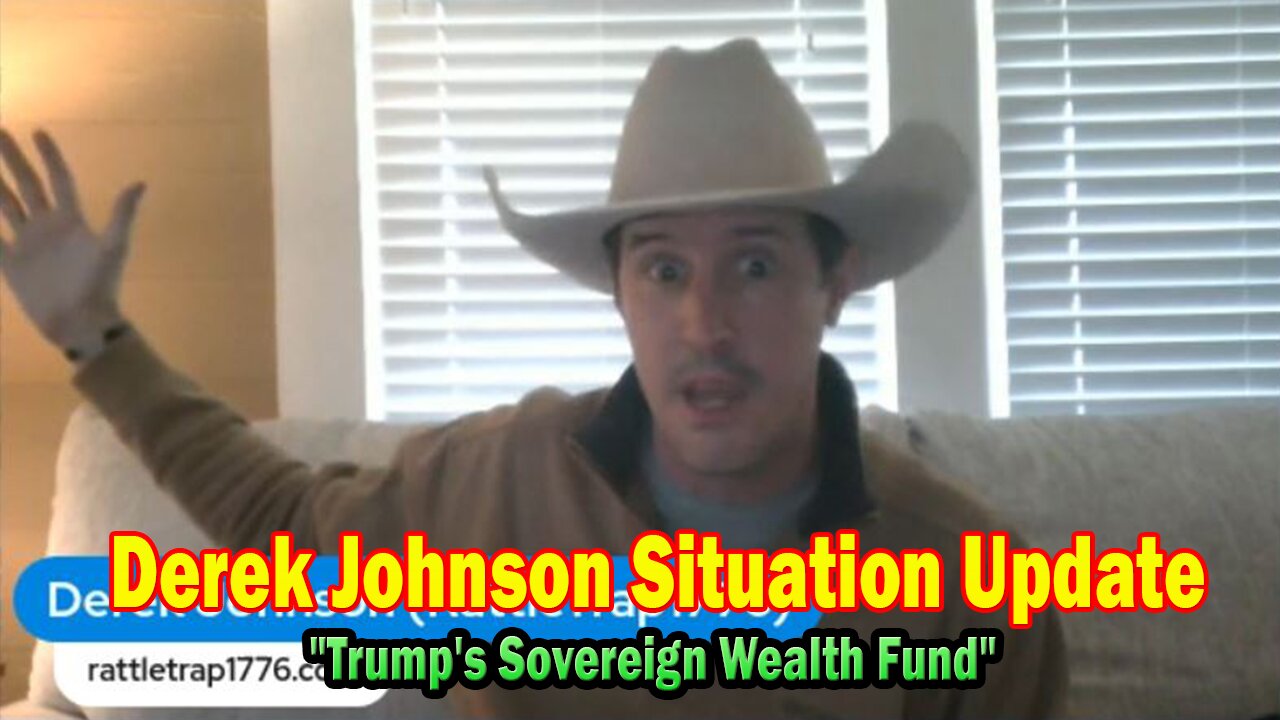 Derek Johnson Situation Update 03.12.25: "Trump's Sovereign Wealth Fund! Breaking News By Derek Johnson & Brad Wozny"