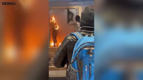 Illegal Immigrant Who Set Fire To A Woman In NYC Subway Fanning The Flames As She Burns To Death