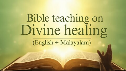 Faith Message For YOUR Healing and Hope Live- Pr Vinod S K