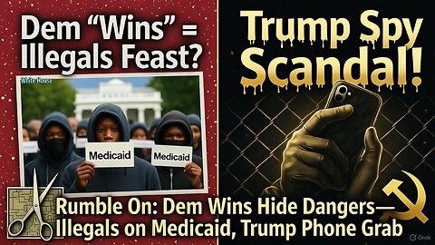 Rumble On: Dem Wins Hide Dangers—Illegals on Medicaid, Trump Phone Grab - Ep. 283, 11/6/25