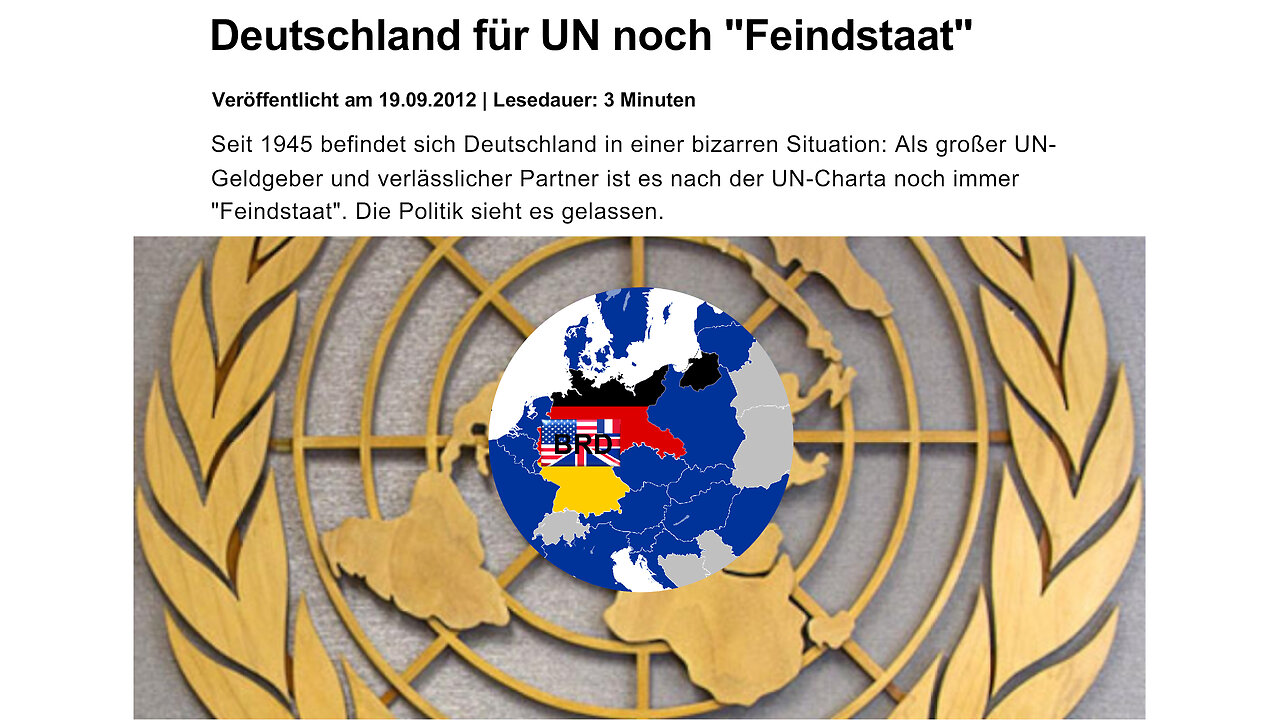 80 Jahre wirkungslose UNO sind genug! Die neue DDR kommt! Berlin 3. Oktober 2025