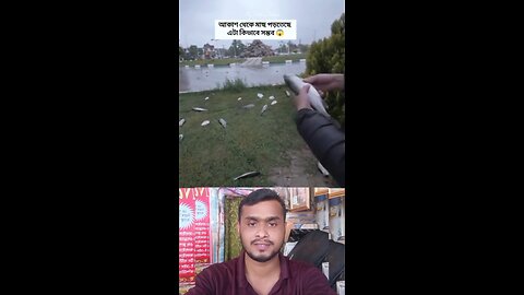 আকাশ থেকে মাছ পড়ছে এটা কিভাবে সম্ভব #shorts #viral
