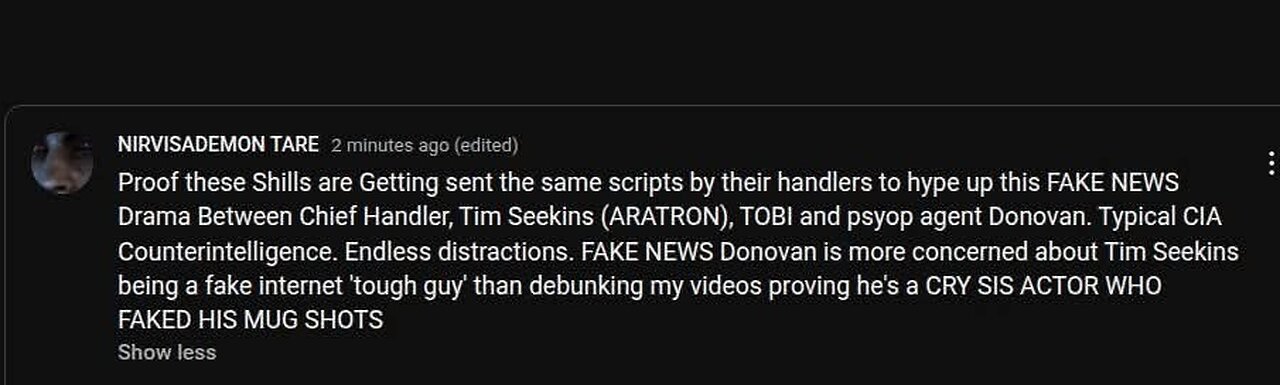 Donovan Shouldis is NOT in the fake Krusty red triangle cult.