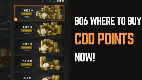 How to Buy COD Points in BO6 - Easy Guide!