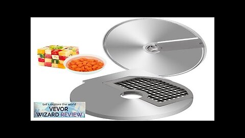 VEVOR Dicing Grid 0.4"x0.4" Dices Vegetable Cutter Disc 420 Stainless Steel Blades Review