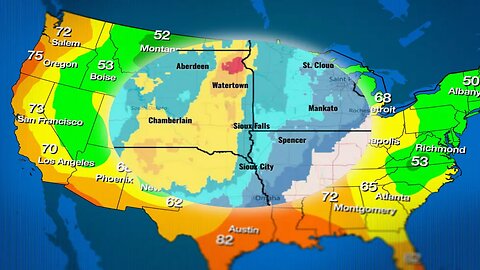 Bomb Cyclone Headed For Minnesota, Iowa, South Dakota - 4 Feet Possible for the PNW - Kilauea Erupts