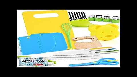 17PCS Kids Cooking sets Real Cooking Montessori Kitchen Tools for Toddlers Kids Review