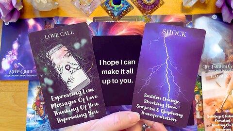 THIS PERSON YOU'RE NOT SPEAKING TO IS GOING TO DO SOMETHING SHOCKING 😍 (LOVE TAROT READING)