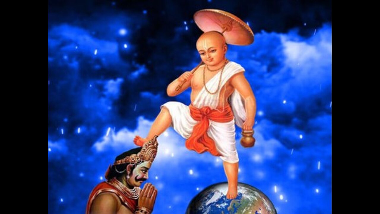 Vishnu’s 5th Avatar – Vamana’s Cosmic Steps 🌍✨
